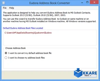 Eudora Address Book Converter