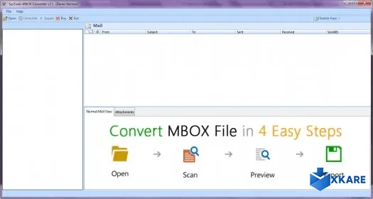 SysTools MBOX to Outlook Converter