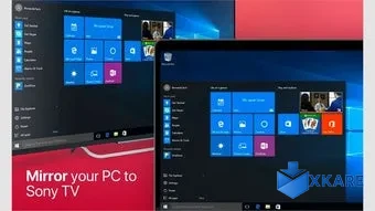 Screen Mirror to Sony TV.