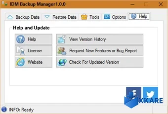 IDM Backup Manager