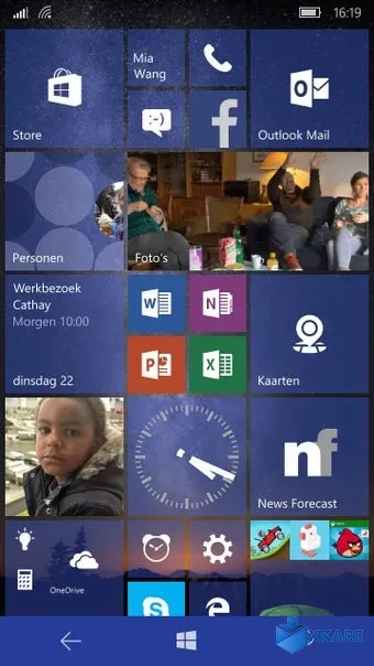 ABClock tiles