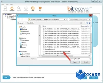 Backup Recovery Wizard