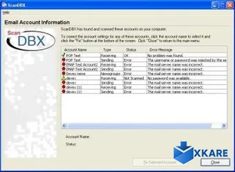 ScanDBX for Outlook Express
