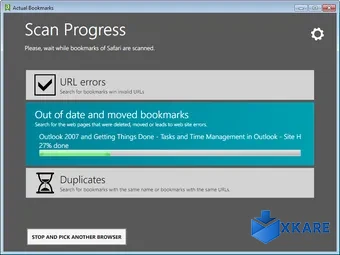 Actual Bookmarks Scanner