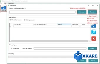 A2Z Migrations for PST to Office 365