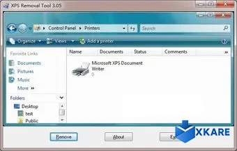 XPS Removal Tool