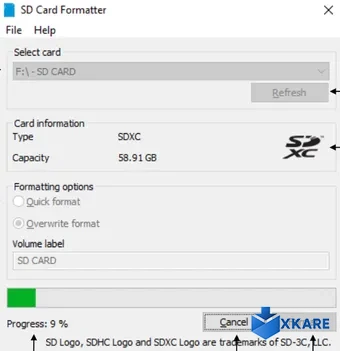 SD Memory Card Formatter