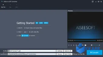 Aiseesoft Free Video to GIF Converter