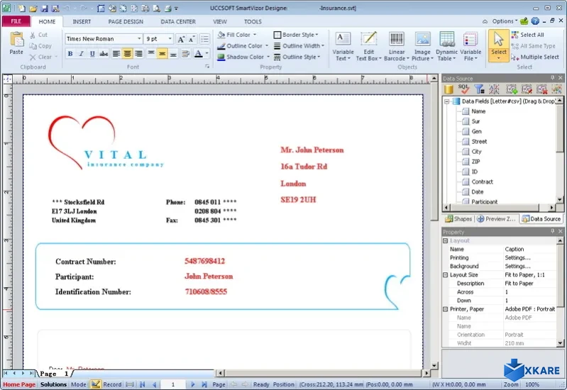SmartVizor Variable Data Printing Software