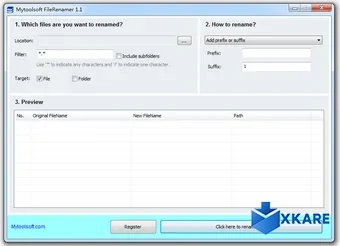 Mytoolsoft FileRenamer