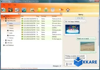 Backuptrans iPhone WhatsApp to Android Transfer
