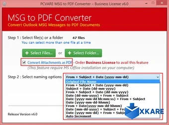 MSG to PDF Converter