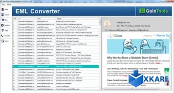 GainTools EML Converter