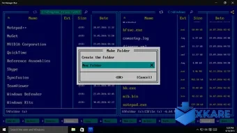 File Manager Blue
