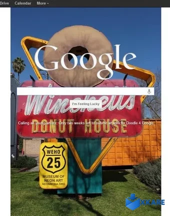 Custom Google Background