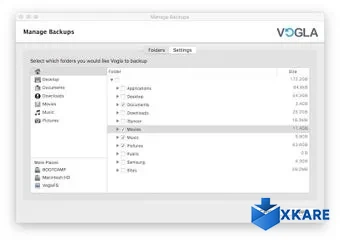Vogla Backup