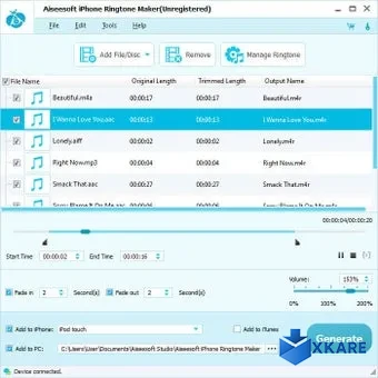 Aiseesoft iPhone Ringtone Maker