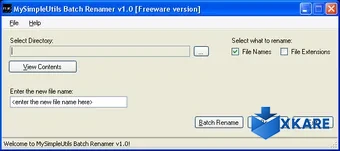 MySimpleUtils Batch Renamer