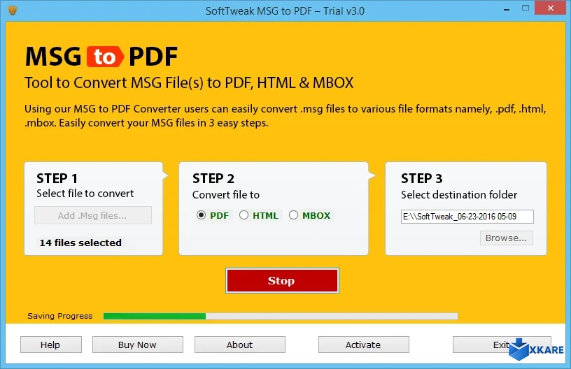 SoftTweak MBOX to PDF