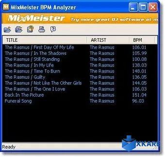 MixMeister BPM Analyzer
