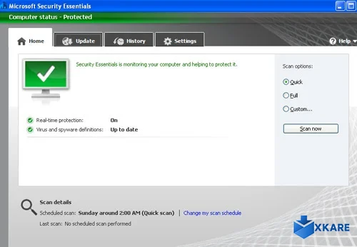 Microsoft Security Essentials XP