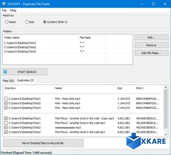 VOVSOFT Duplicate File Finder