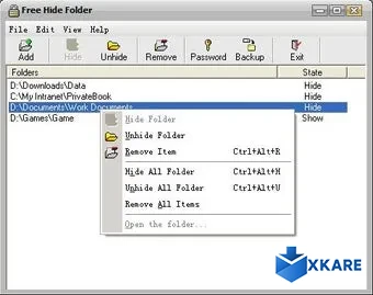 Free Hide Folder