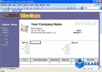 Excel Invoice Template