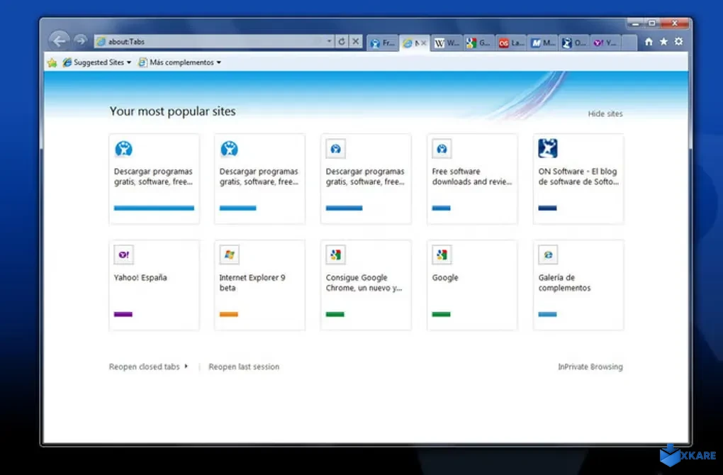 Internet Explorer Vista 64