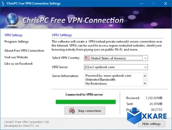 ChrisPC Free VPN Connection