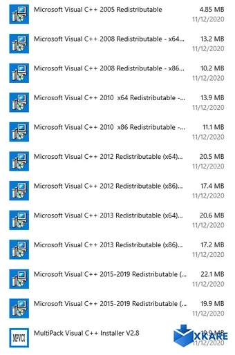 MultiPack Visual C++ Installer
