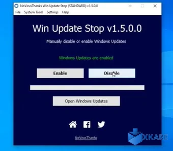 NoVirusThanks Win Update Stop