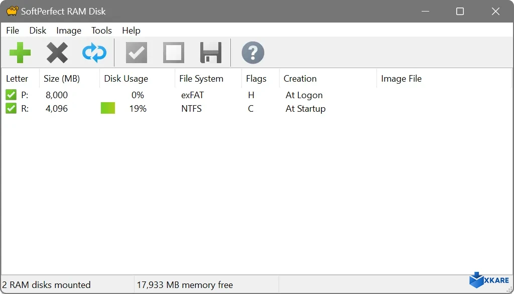 SoftPerfect RAM Disk
