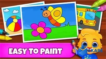 Coloring Games: Coloring Book, Painting, Glow Draw