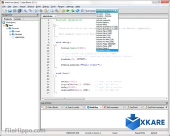 CodeBlocks Arduino IDE