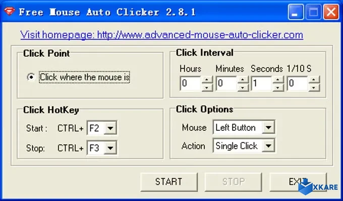 Free Mouse Auto Clicker