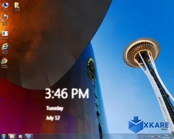 Windows 8 Desktop Clock