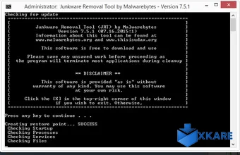 Junkware Removal Tool