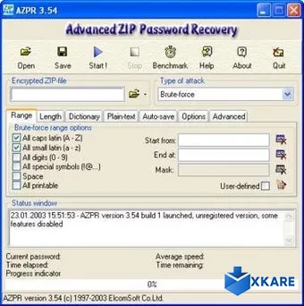 Advanced ZIP Password Recovery