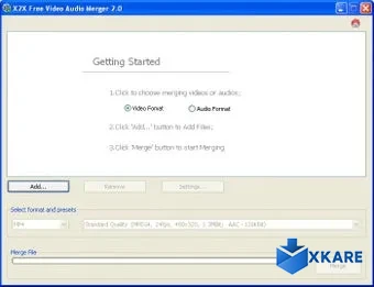X2X Free Video Audio Merger
