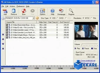All Video to VCD SVCD DVD Creator & Burner
