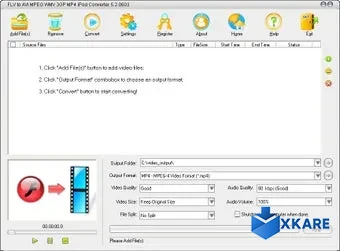 FLV to AVI MPEG WMV 3GP MP4 iPod Converter