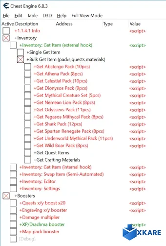 AC Odyssey Inventory Editor