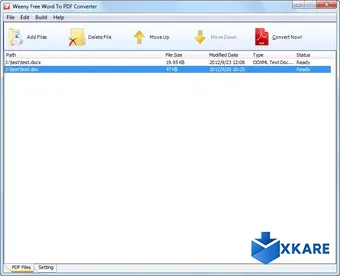 Weeny Free Word to PDF Converter