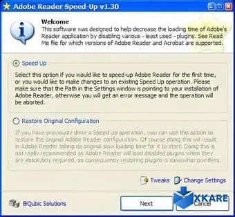 Adobe Reader SpeedUp