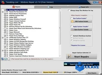 Tweaking.Com Windows Repair