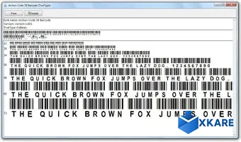 Free Archon Code 39 Barcode Font for Business