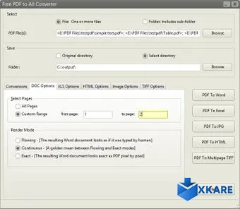 Free PDF to All Converter