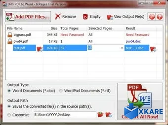 XiXi PDF to Word