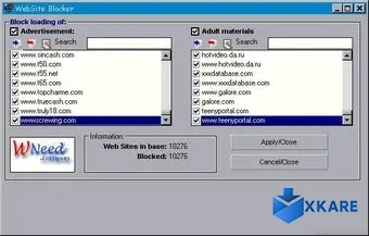 WebSite Blocker